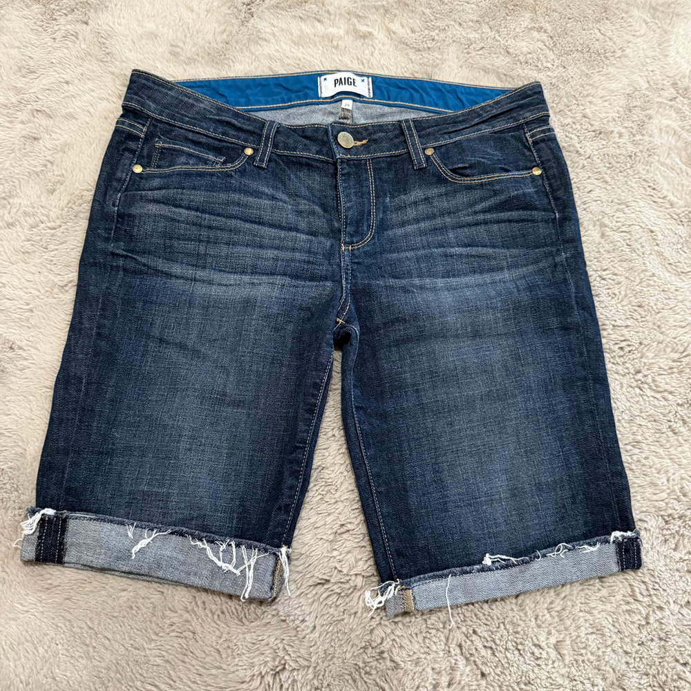 Paige Denim Bermuda Shorts Woman's‎ Size 29 Summer Beach